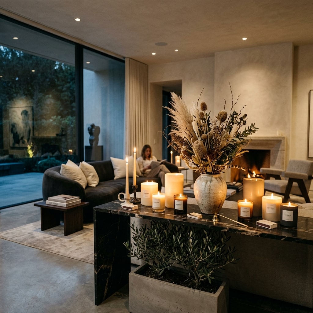 Luxury home with Blisswhiff candles